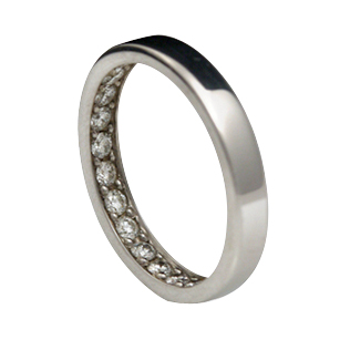 Can't Buy Me Love .63ct | Eternity Ring - Click Image to Close